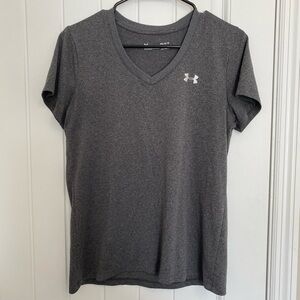 Under Armour Women's Charcoal V-Neck Tee